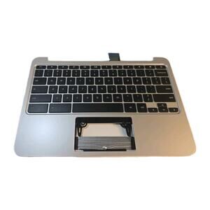 HP Chromebook 11 G3 N2840 Palmrest w/ Keyboard 788639-001 Silver And Black